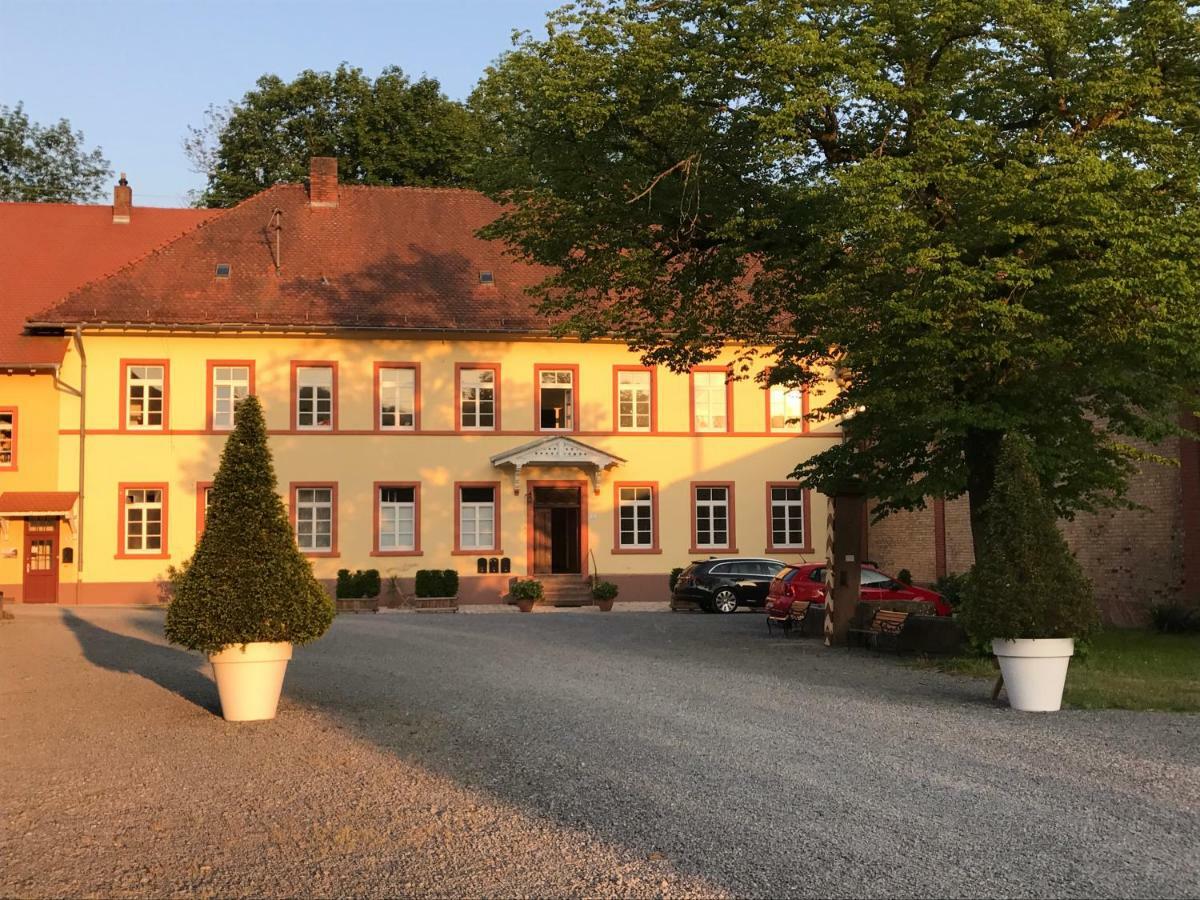 Elegantes Gästeapartment in Schloß und Hofgut Wiesenbach Exterior foto